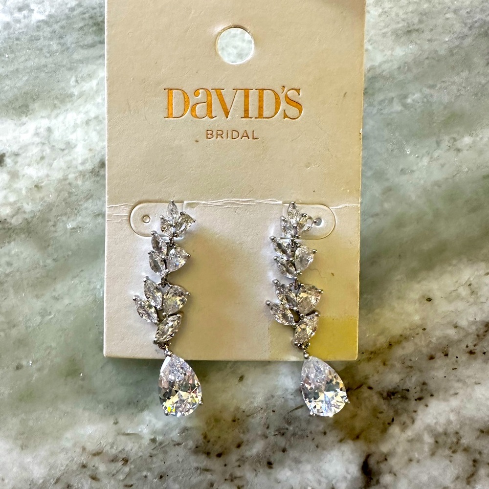 David’s Bridal Earrings - Wedding